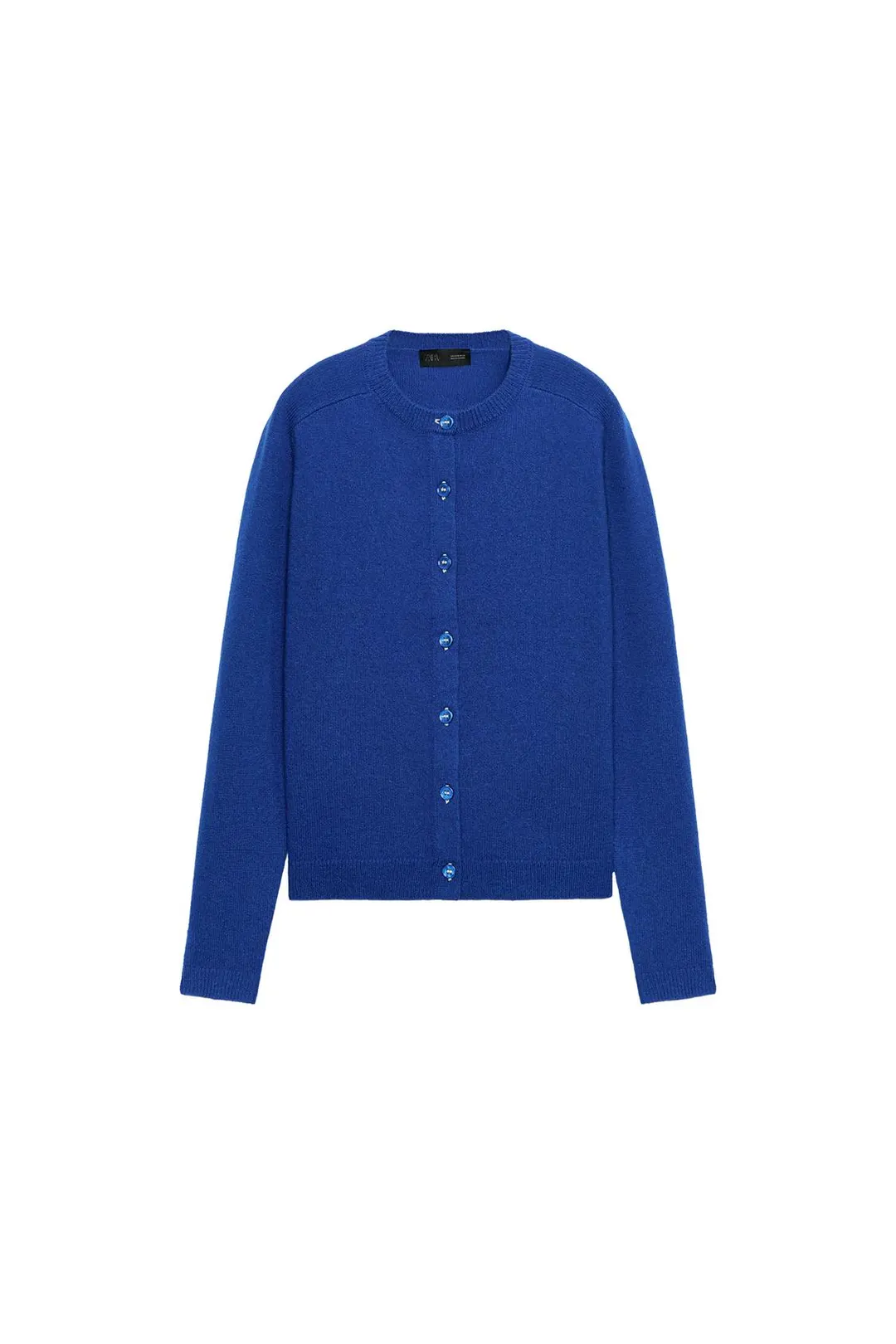 Однотонный кардиган из 100% шерсти, Zara