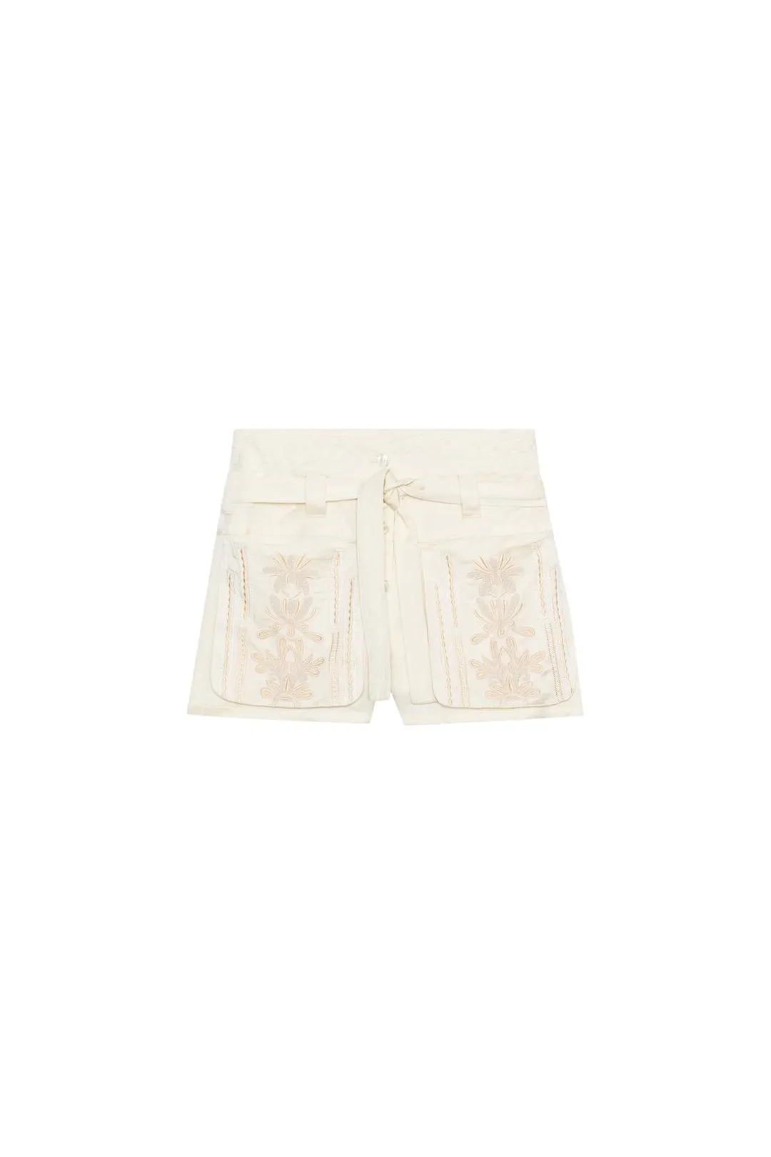 Бермуды с вышивкой ZW Collection, Zara