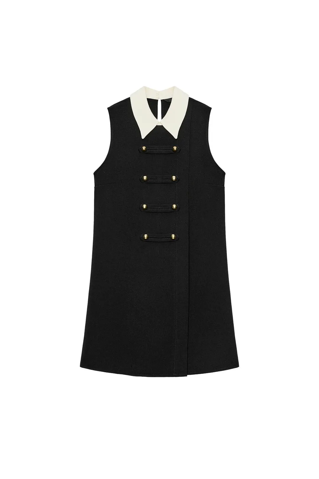 Короткое платье с застежками-клевантами, Zara