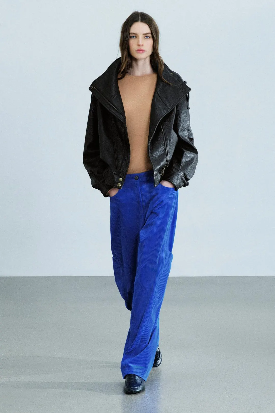 Вельветовые брюки ZW Collection с карманами, Zara