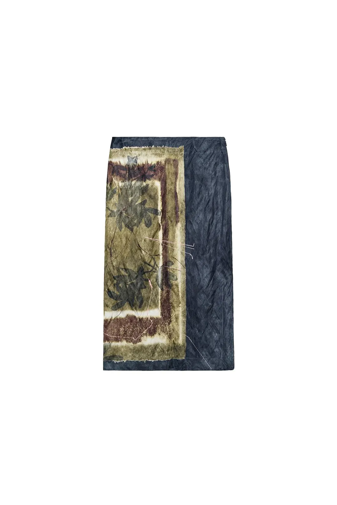 Юбка миди с принтом ZW Collection, Zara