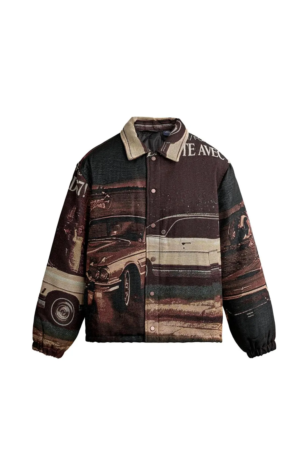 Утепленная жаккардовая куртка FORD ©, Zara