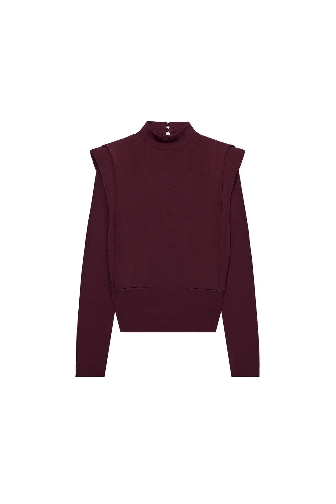 Трикотажный свитер с подплечниками, Zara