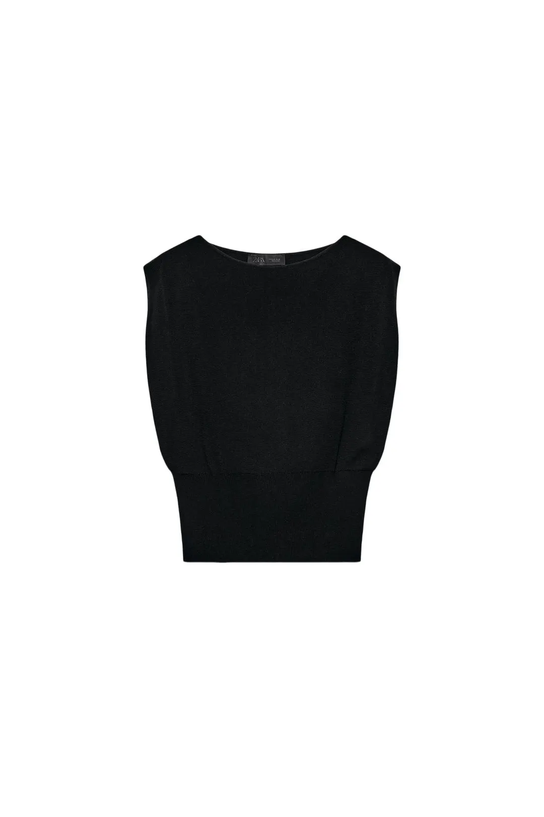 Топ вязаный приталенный, Zara