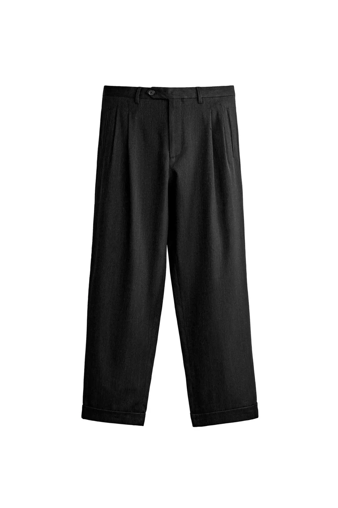 Костюмные брюки свободного кроя в полоску, Zara