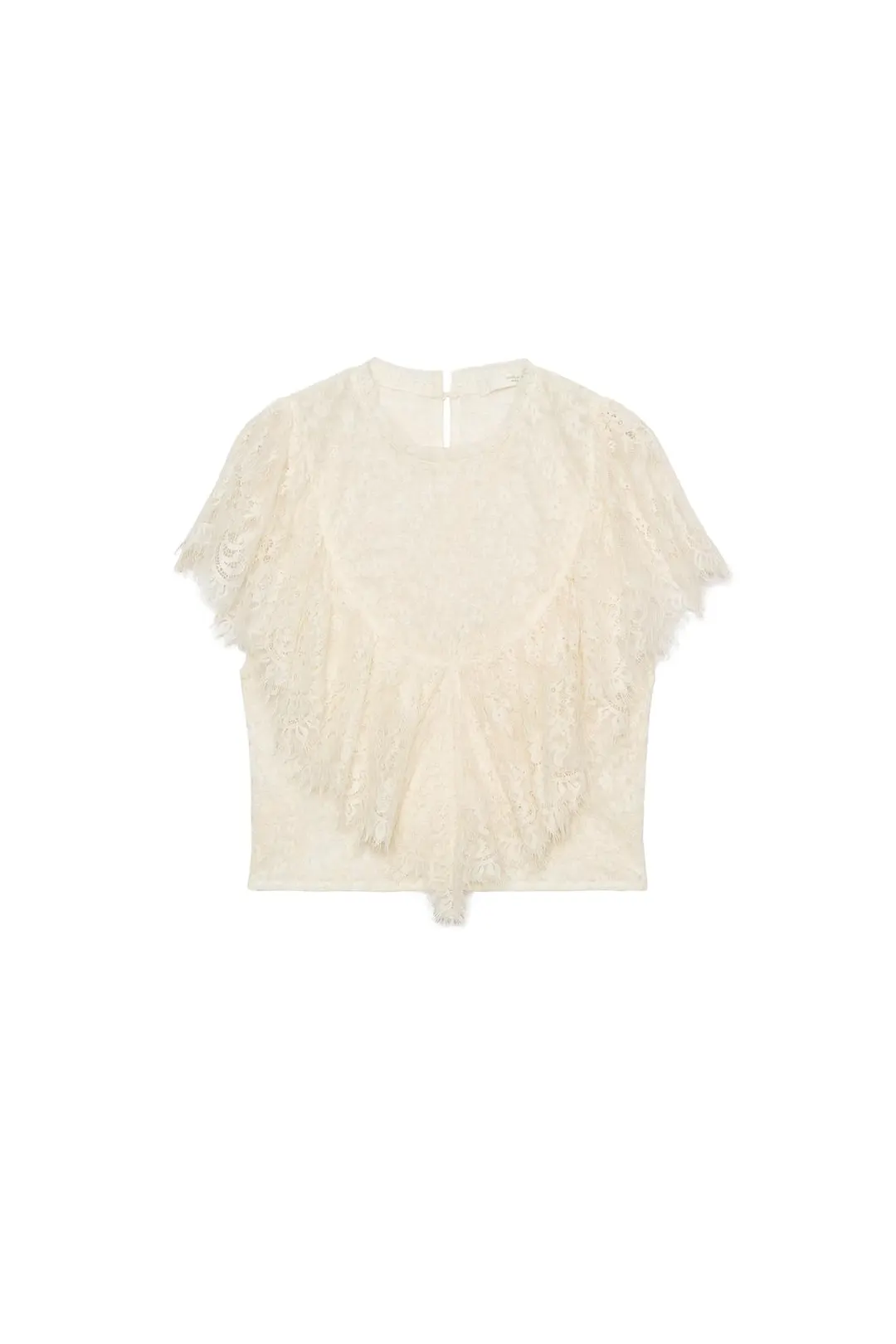 Топ с оборками, Zara
