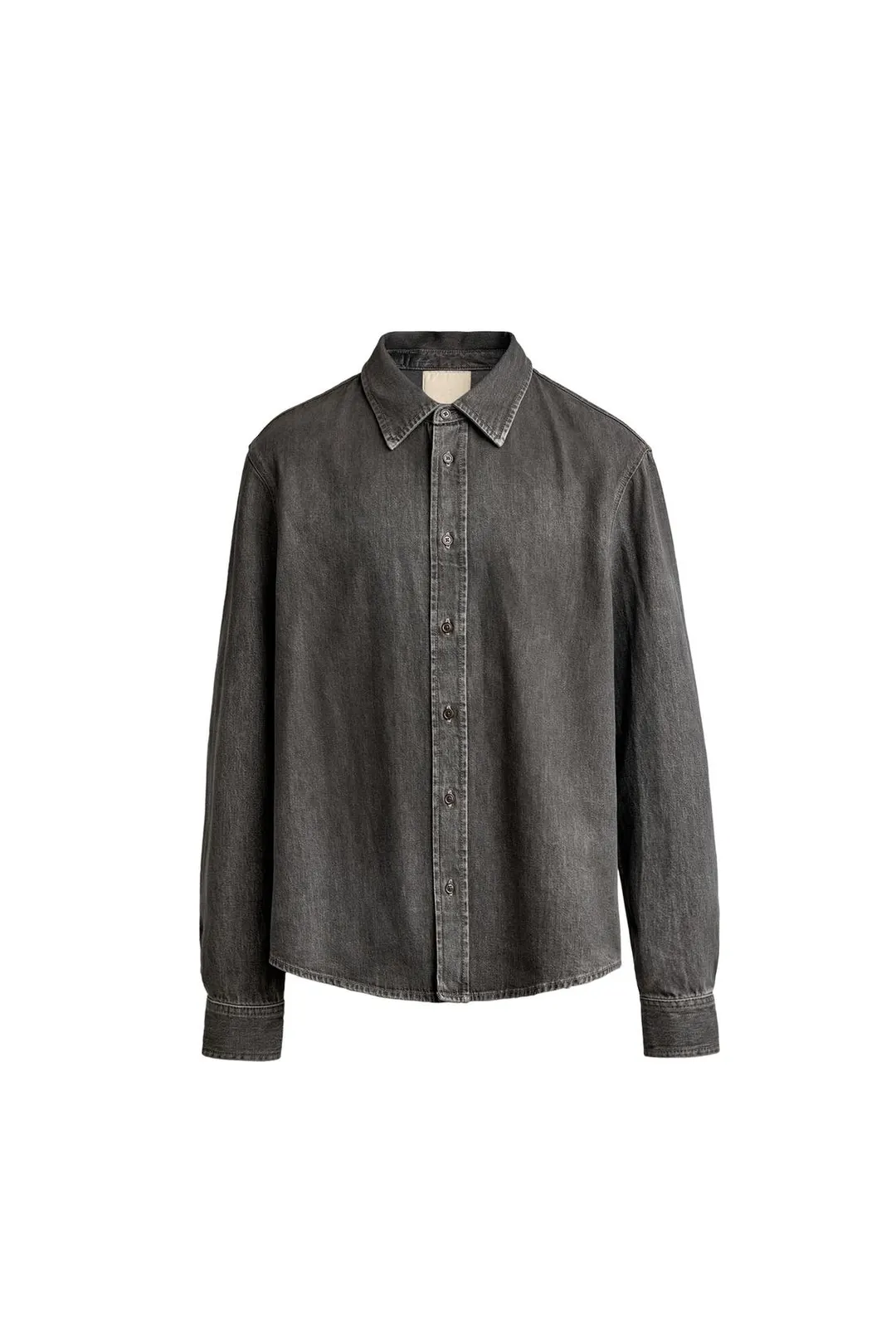 Рубашка из вареного денима, Zara