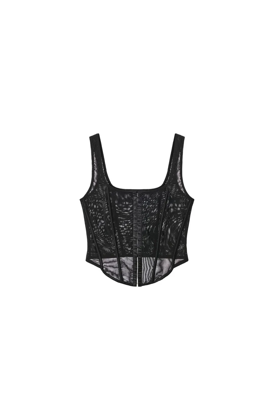Топ из тюля в корсетном стиле, Zara