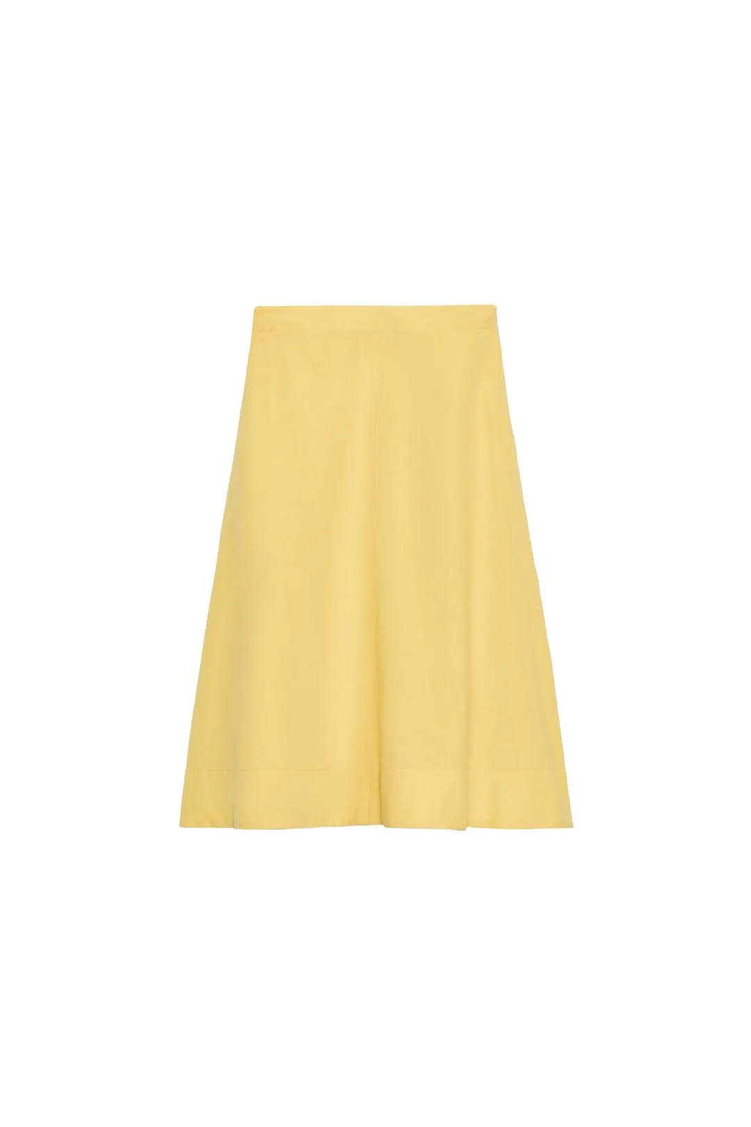 Юбка миди из смесового льна ZW Collection, Zara