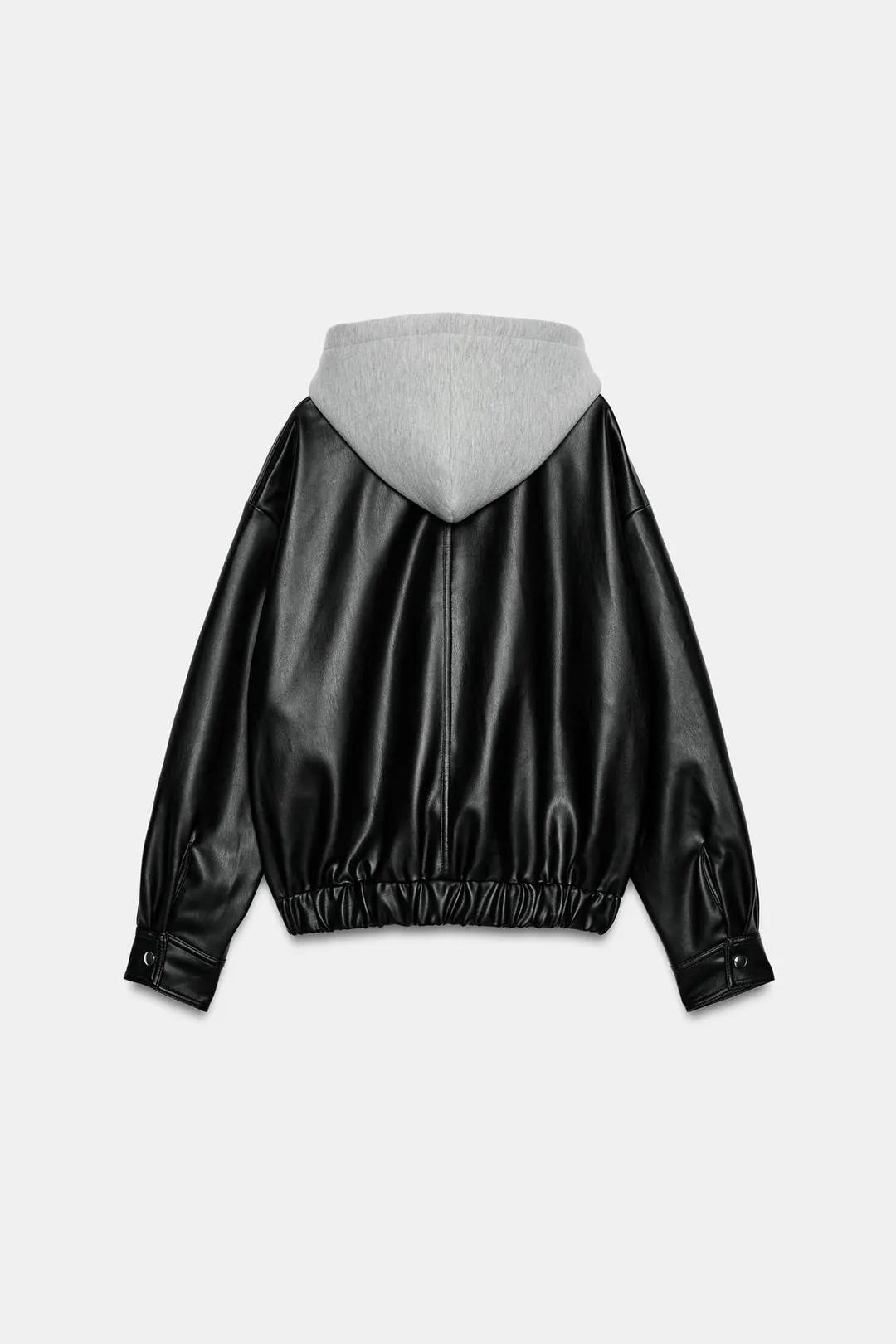 Комбинированная куртка с капюшоном, Zara