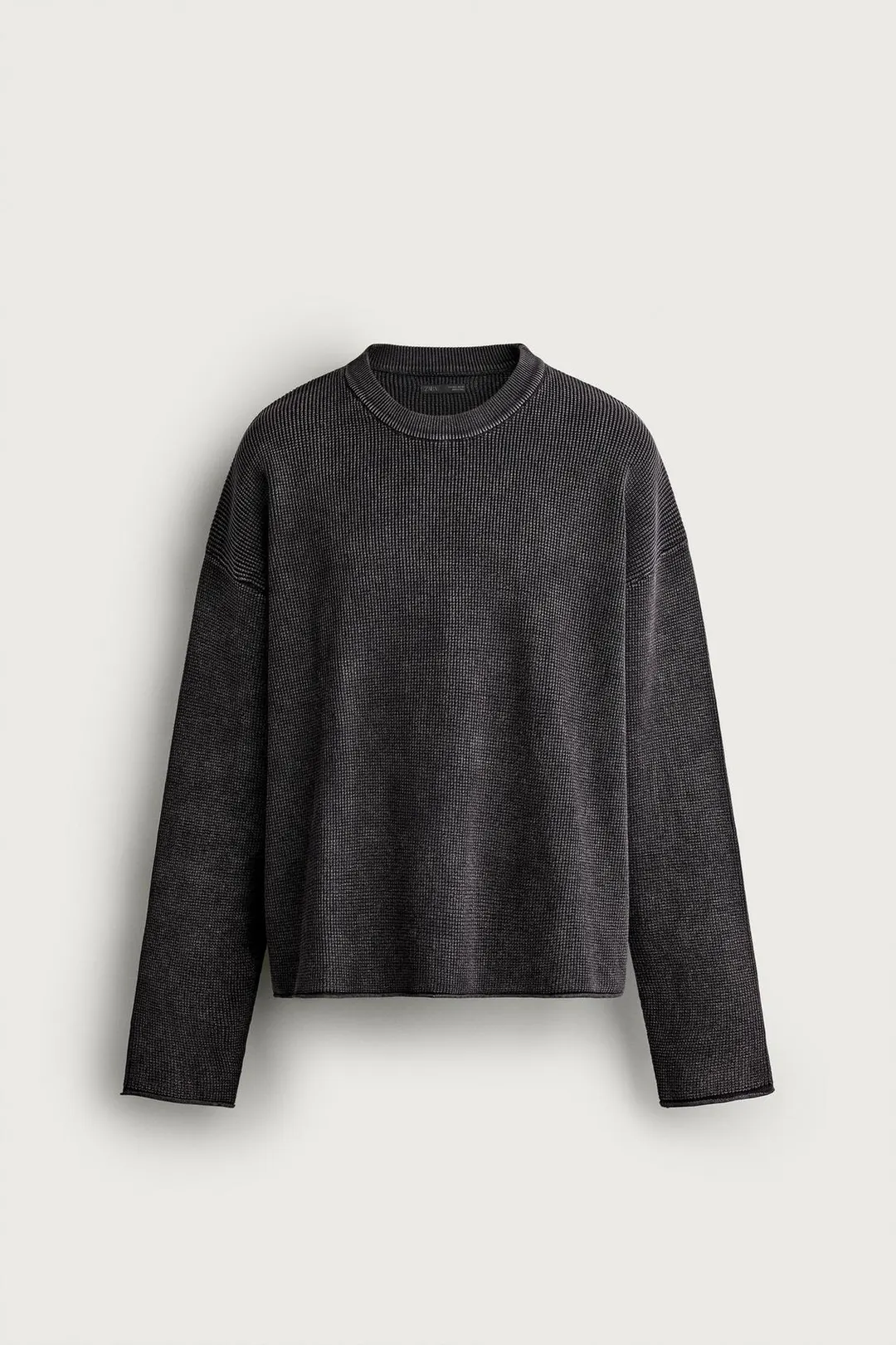 Джемпер вафельной вязки, Zara