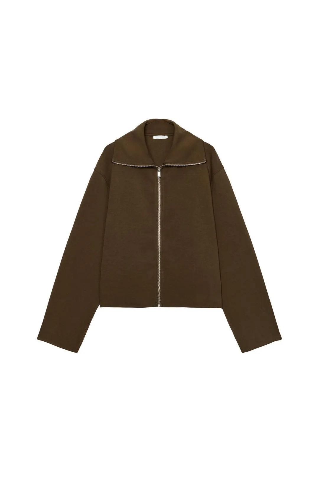 Толстовка из интерлока на молнии, Zara