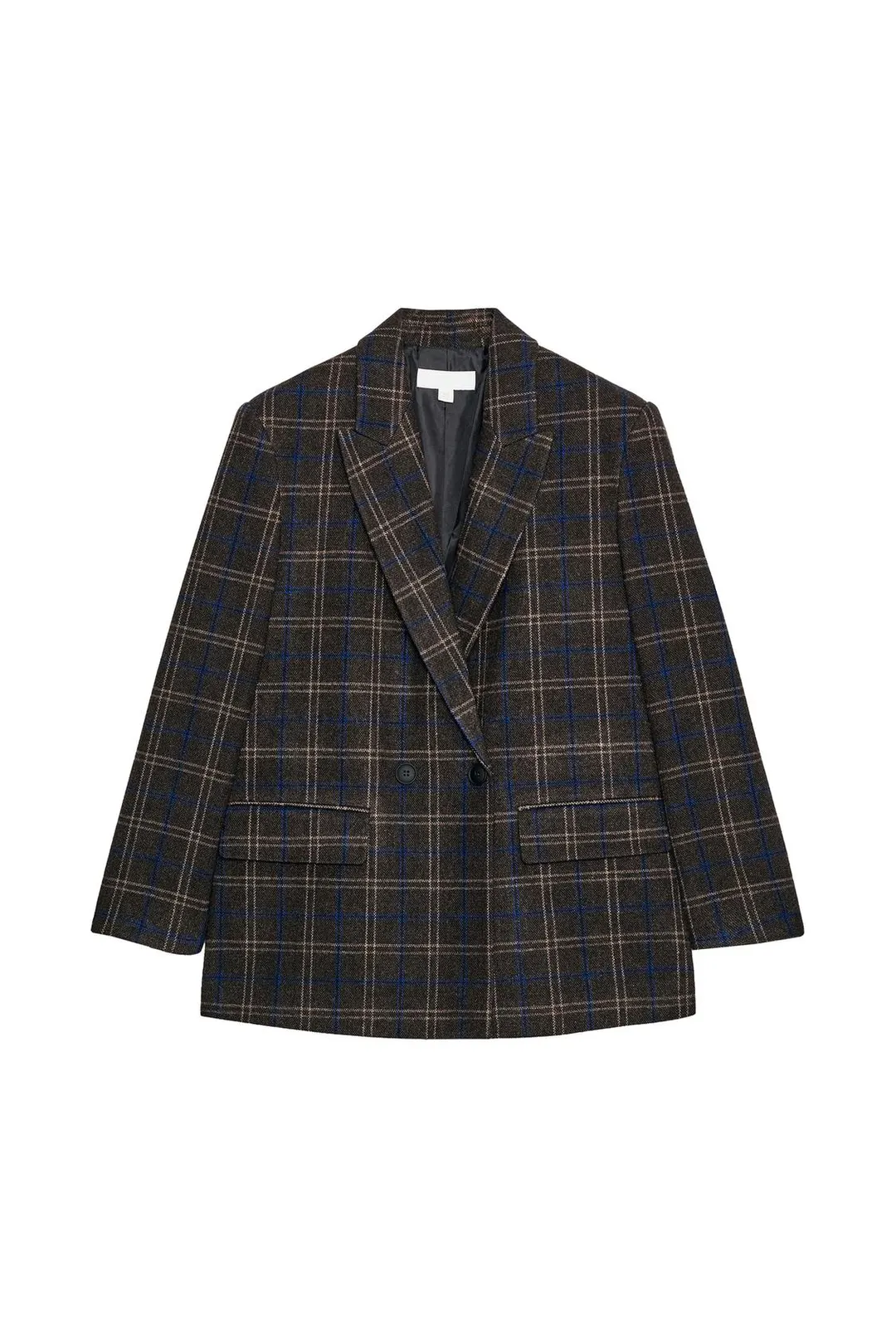 Двубортный блейзер оверсайз, Zara