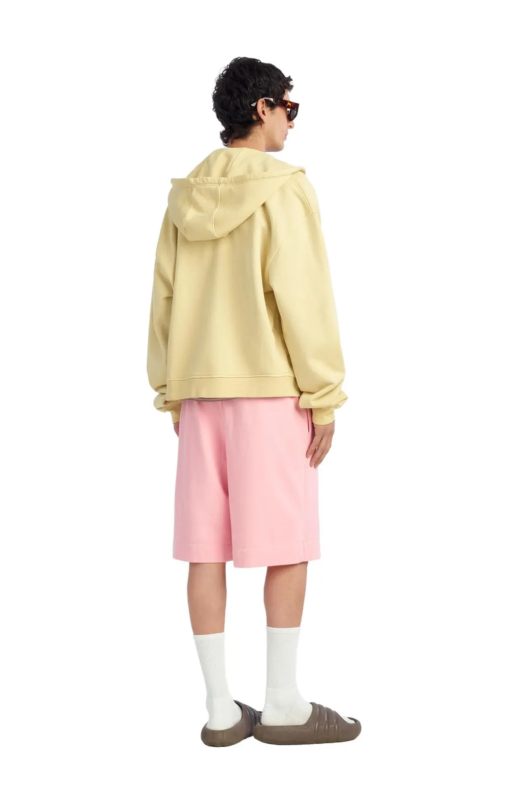 Шорты хлопковые с присборенным поясом, Zara