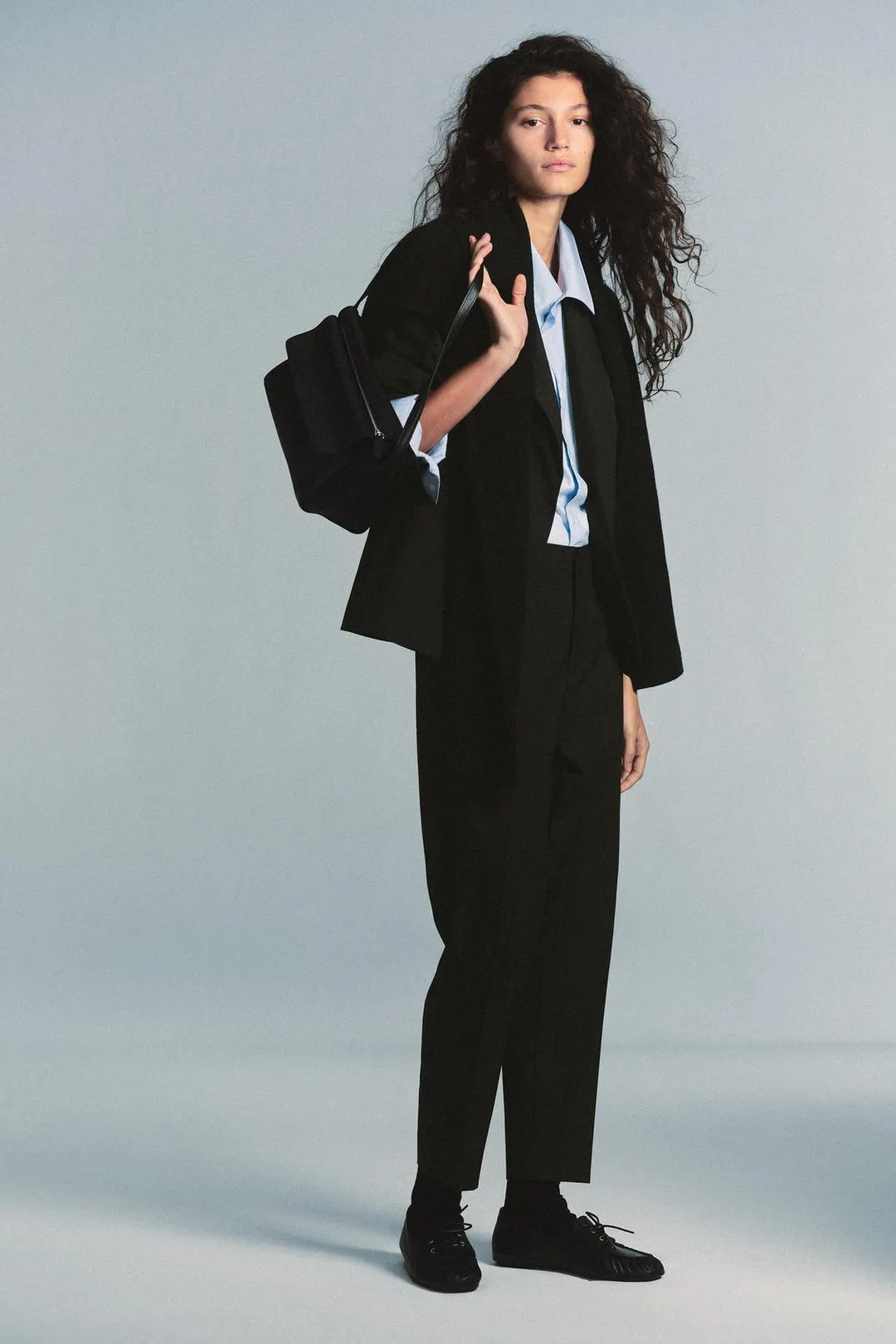 Брюки укороченные с низкой посадкой, Zara