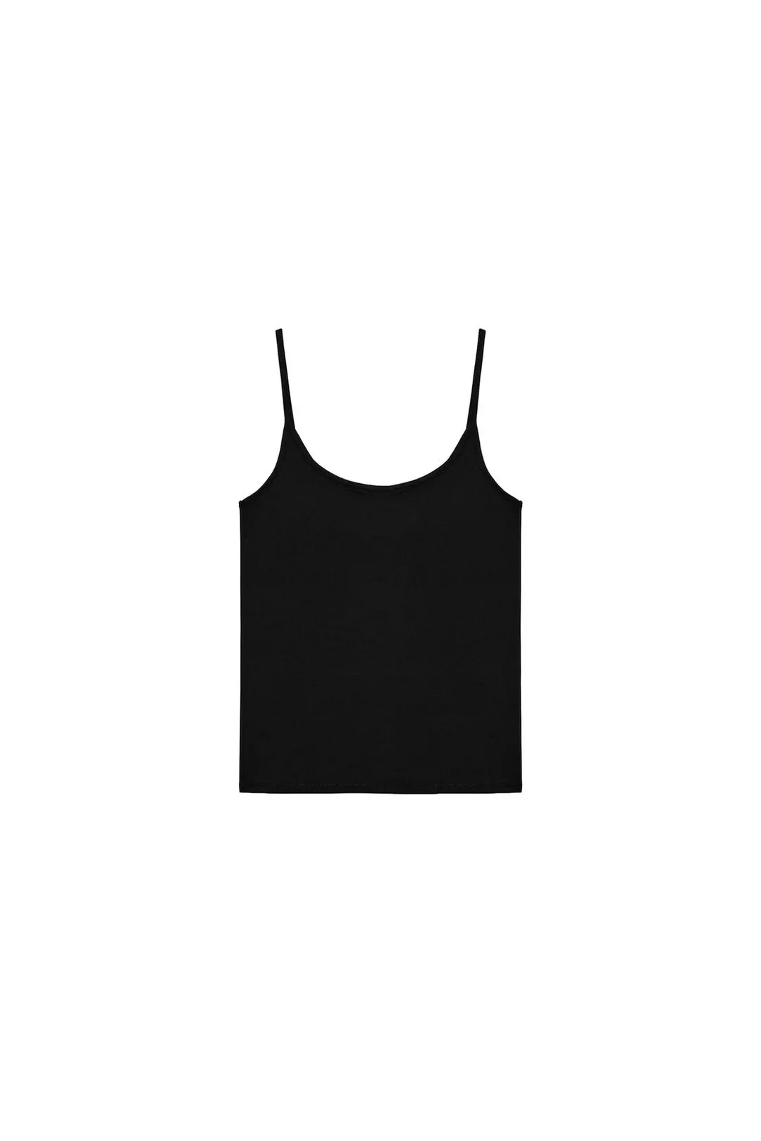 Майка из полиамида на тонких бретелях, Zara