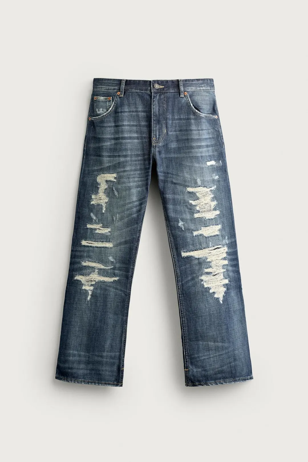 Джинсы буткат с низкой посадкой, Zara