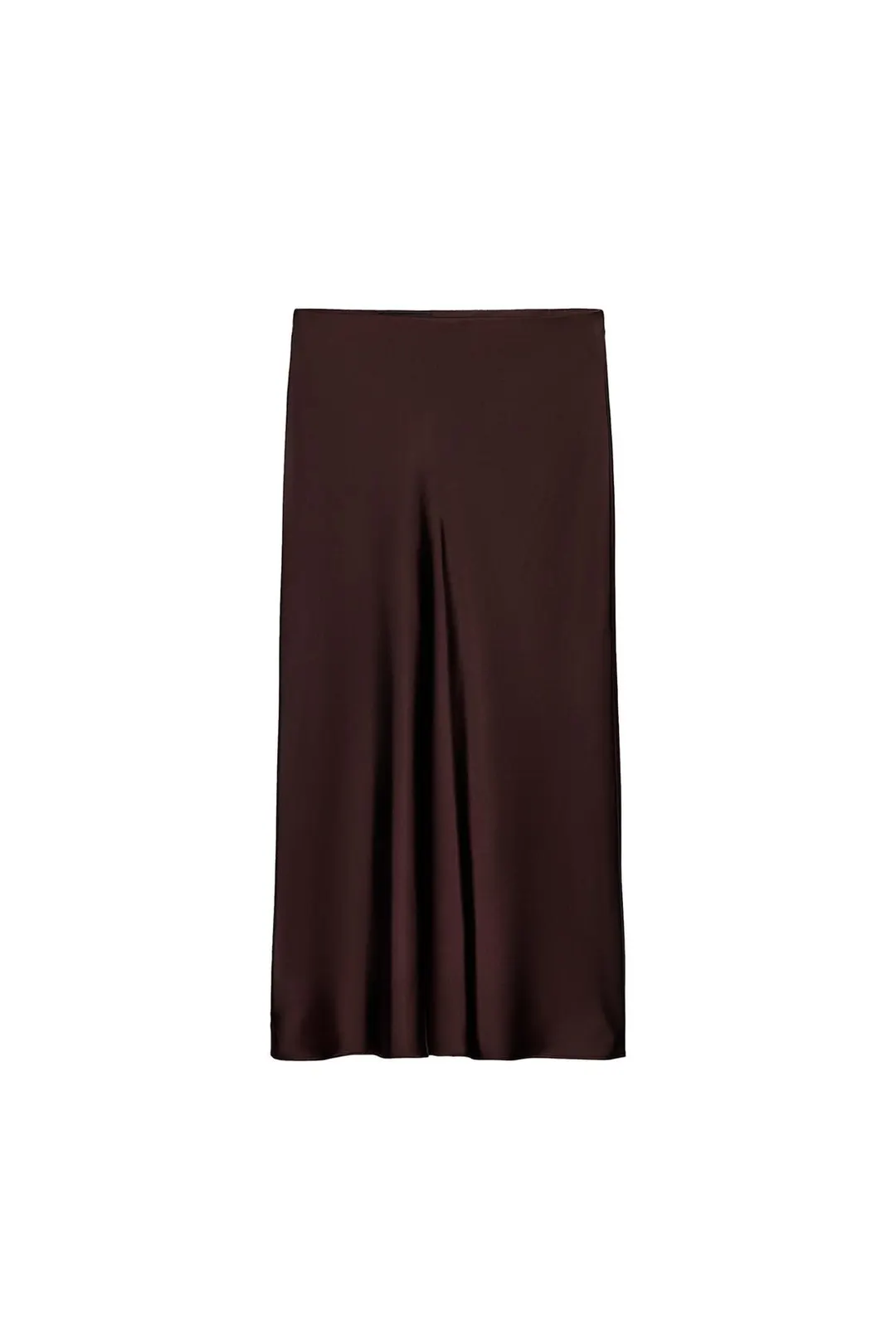 Юбка миди из сатина, Zara