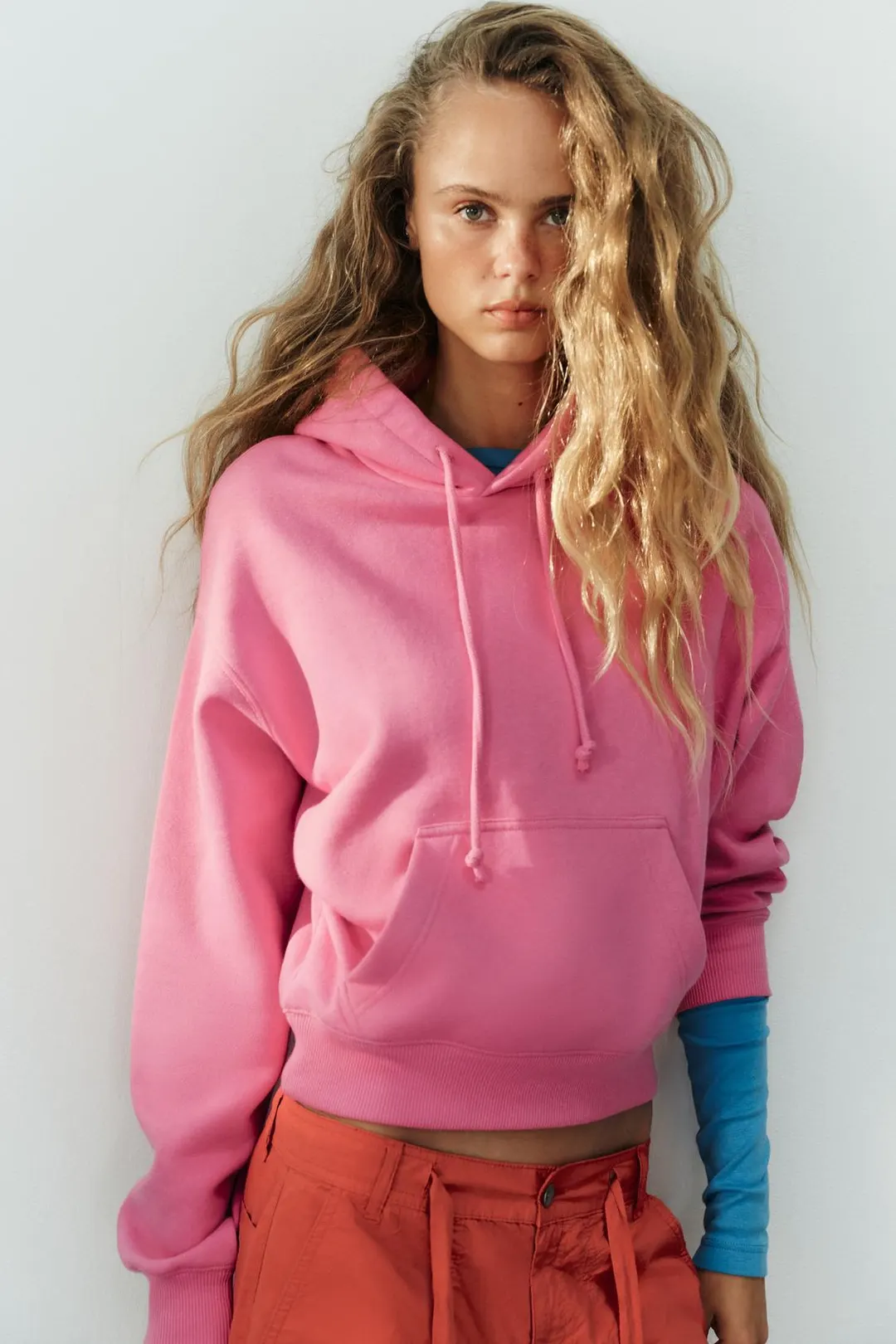 Худи с карманом, Zara