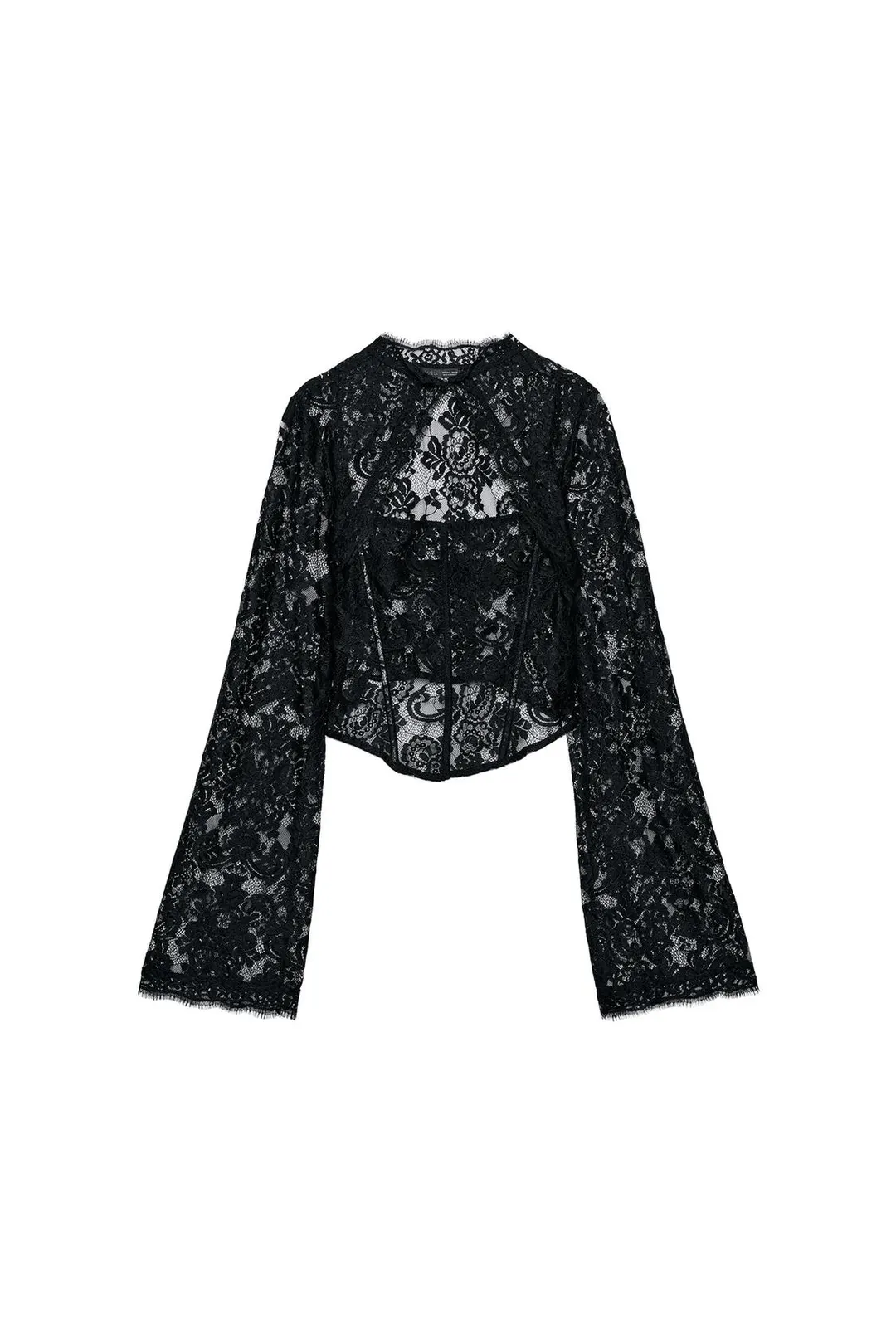 Топ-корсет кружевной, Zara