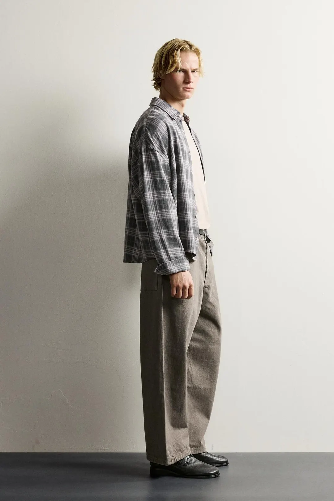 Брюки широкого кроя, Zara