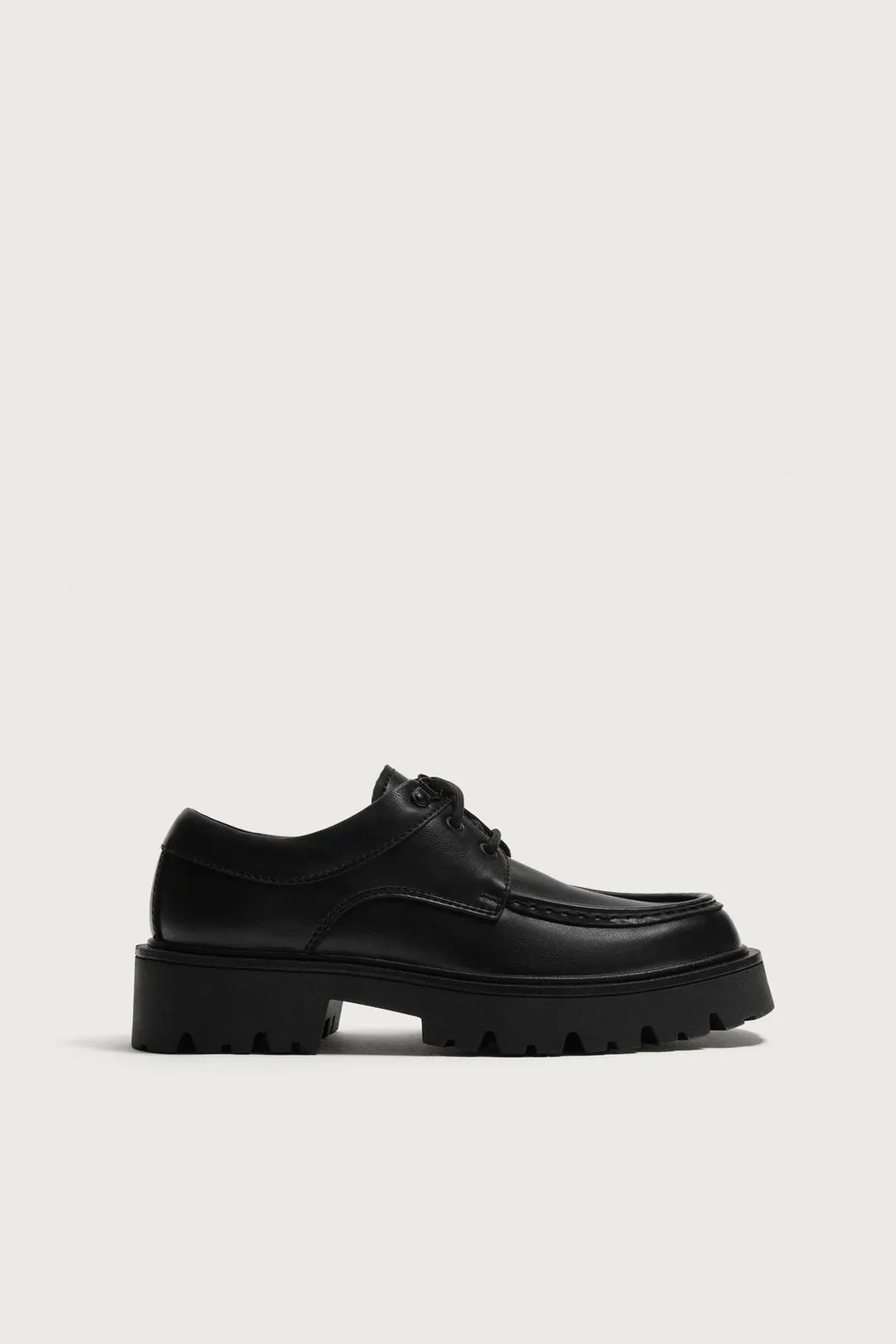 Туфли с мокасиновым швом на массивной подошве, Zara