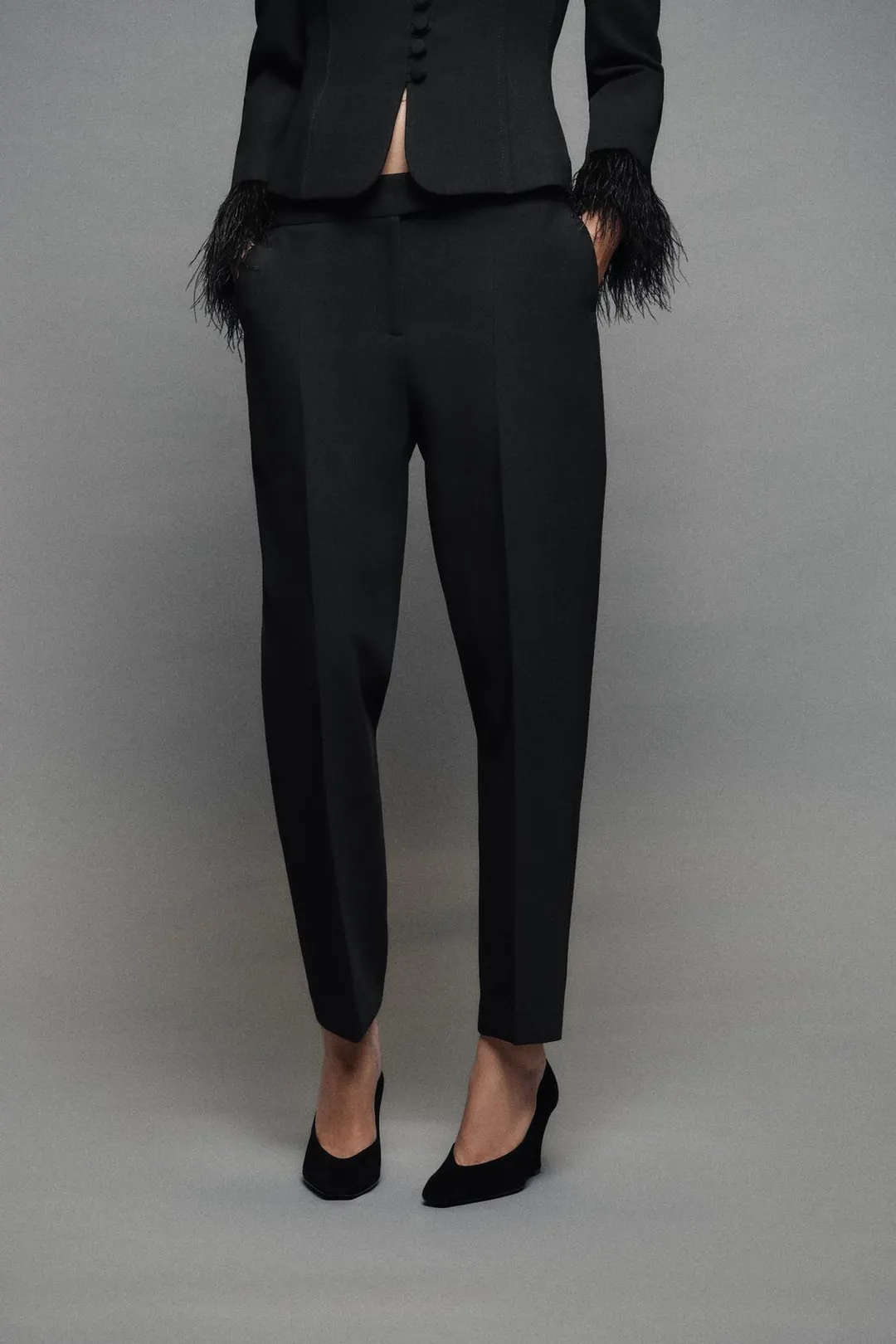 Брюки укороченные, Zara