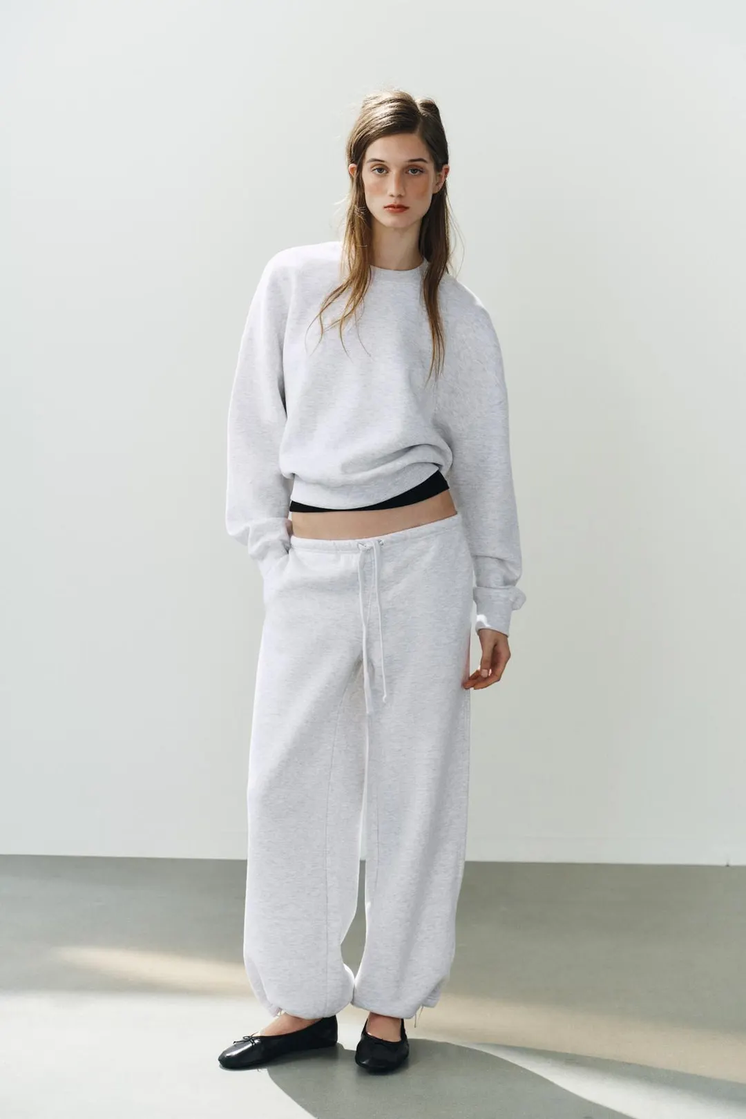 Базовый плюшевый свитшот, Zara