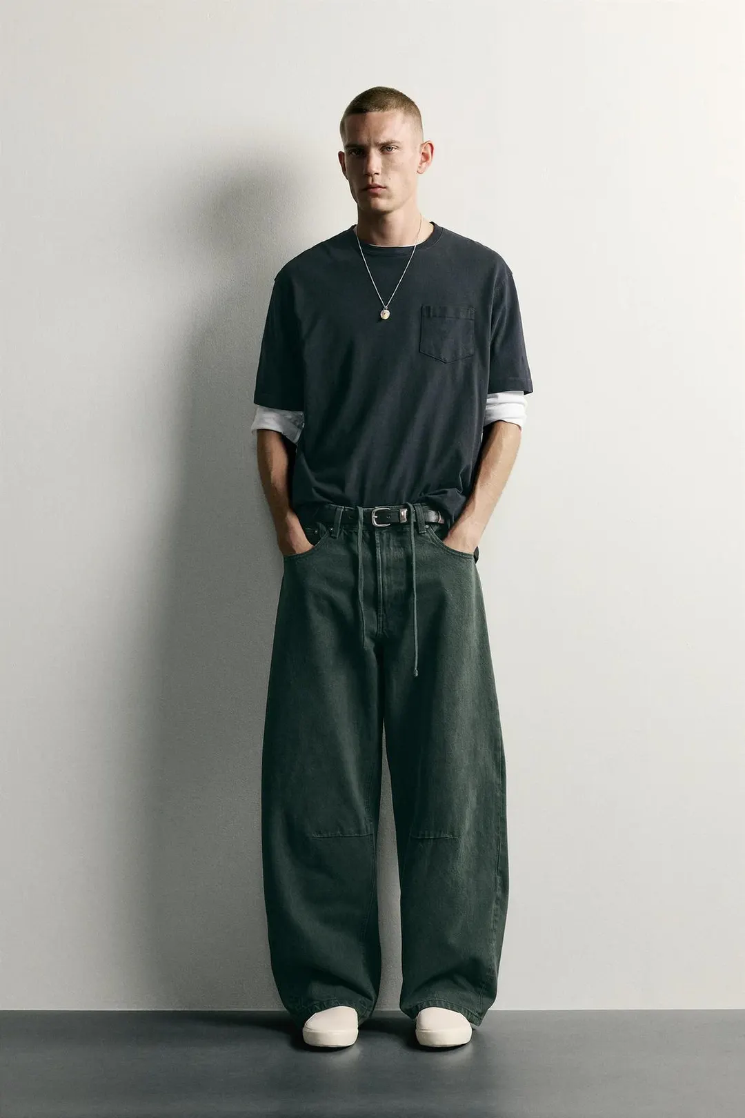 Брюки бочкообразного кроя на кулиске, Zara