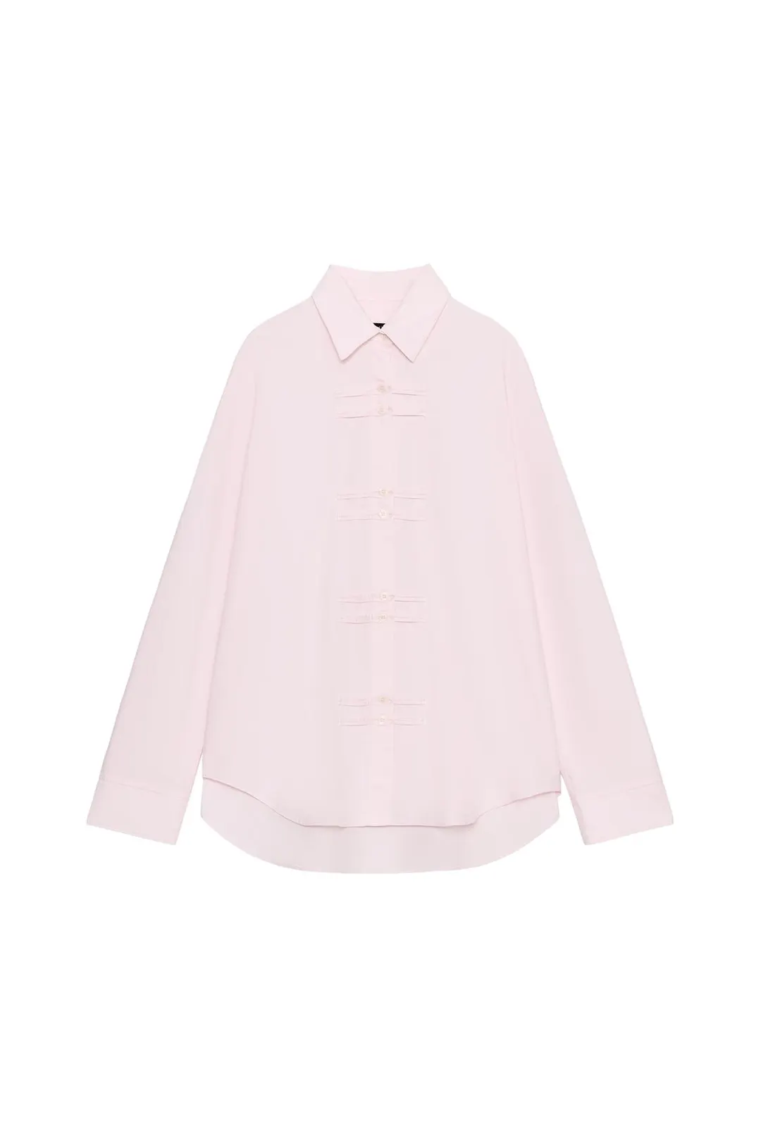 Рубашка оксфорд с застежкой-клевант ZW Collection, Zara