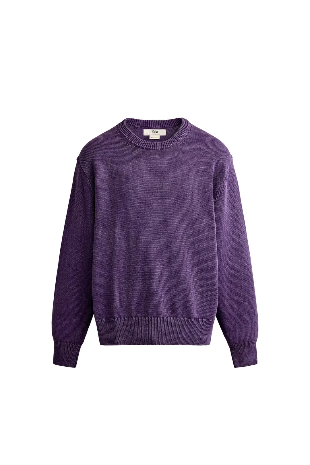 Хлопковый свитер стандартного кроя, Zara