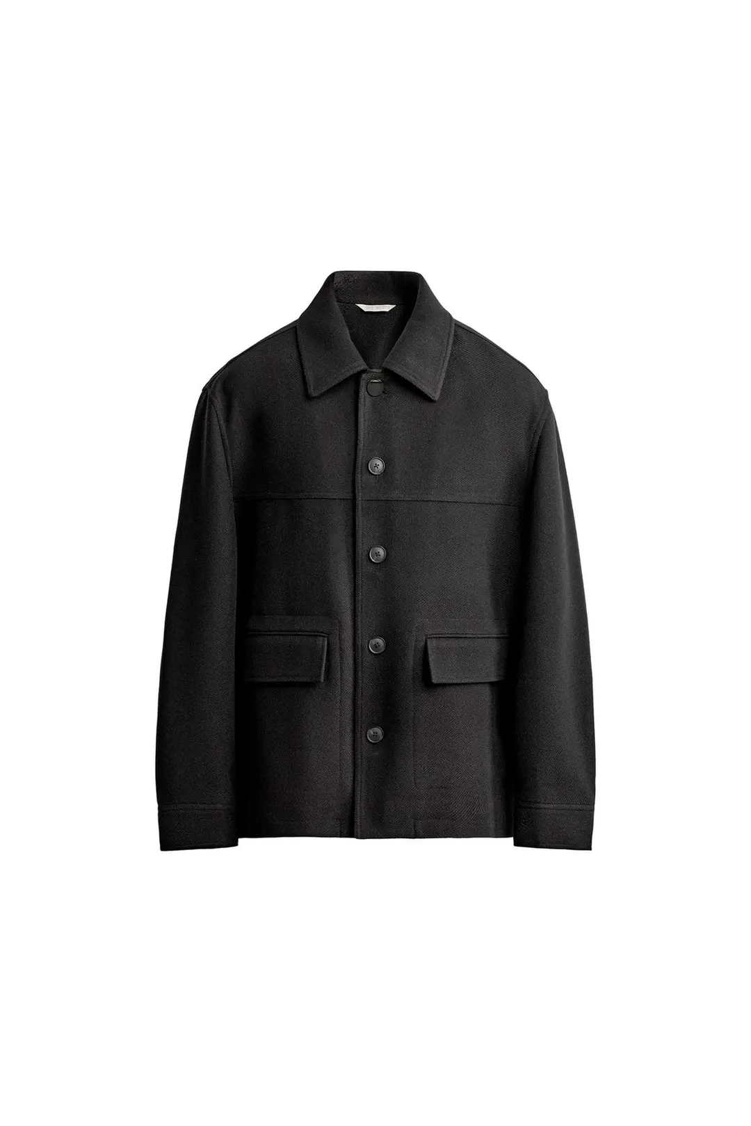 Пальто прямого кроя длиной 3/4 под шерсть, Zara