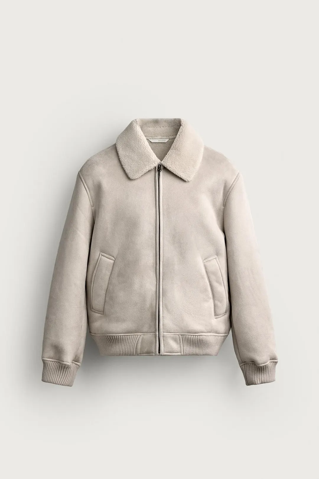 Куртка под кожу с искусственным мехом, Zara
