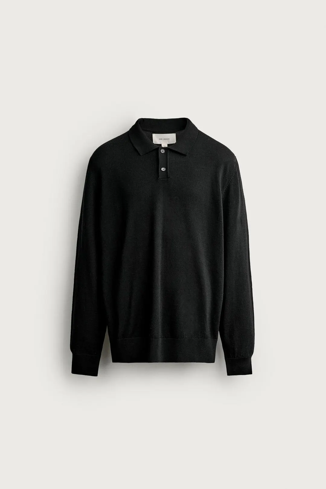 Трикотажное поло из 100% шерсти, Zara