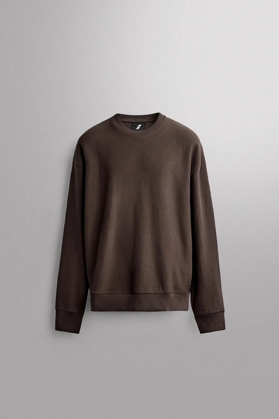 Свитшот свободного кроя с круглым вырезом, Zara