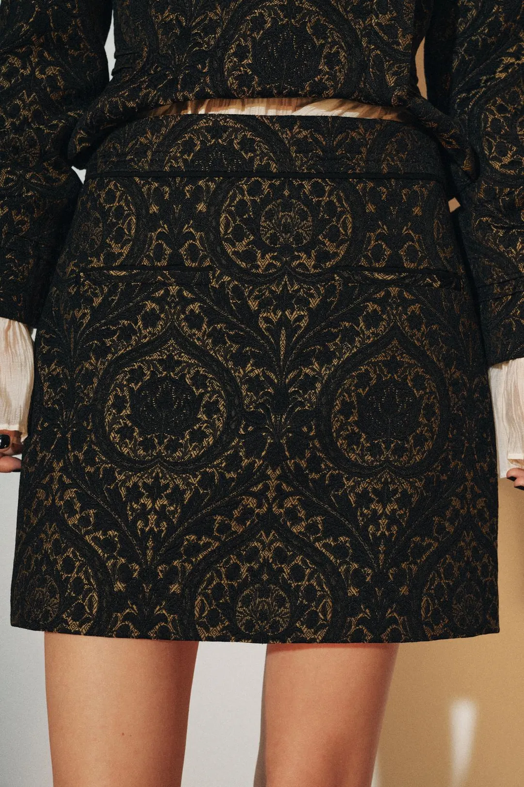 Жаккардовая юбка ZW Collection, Zara