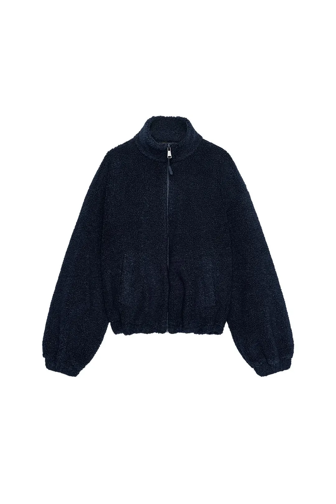 Куртка из искусственной овчины на молнии, Zara