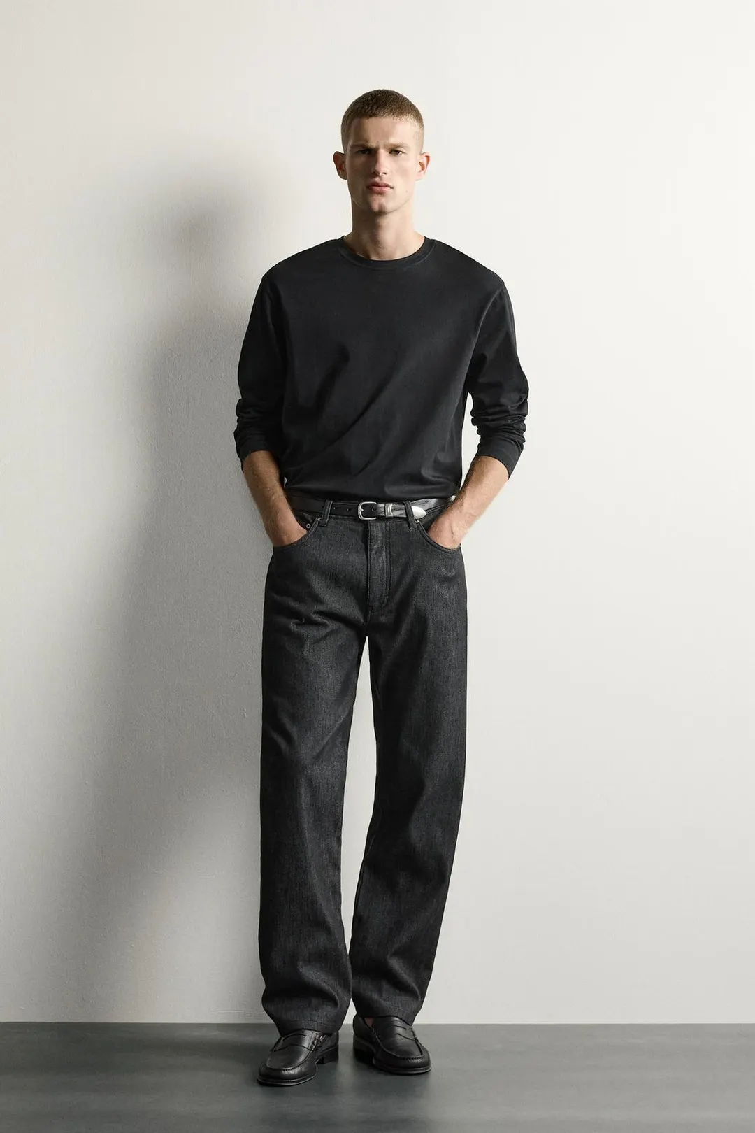 Утепленные джинсы прямого кроя, Zara