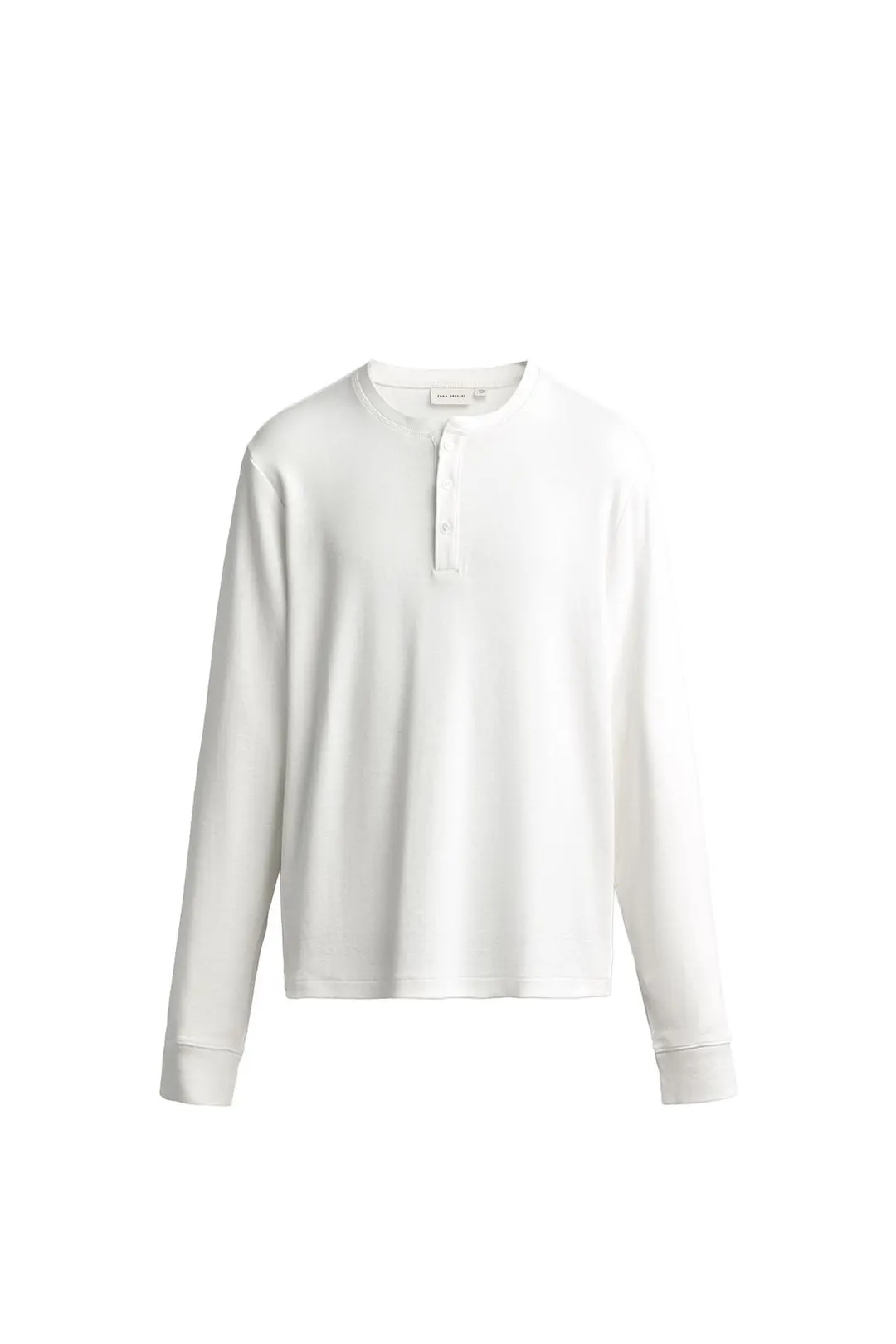 Футболка хенли из хлопка и льна, Zara