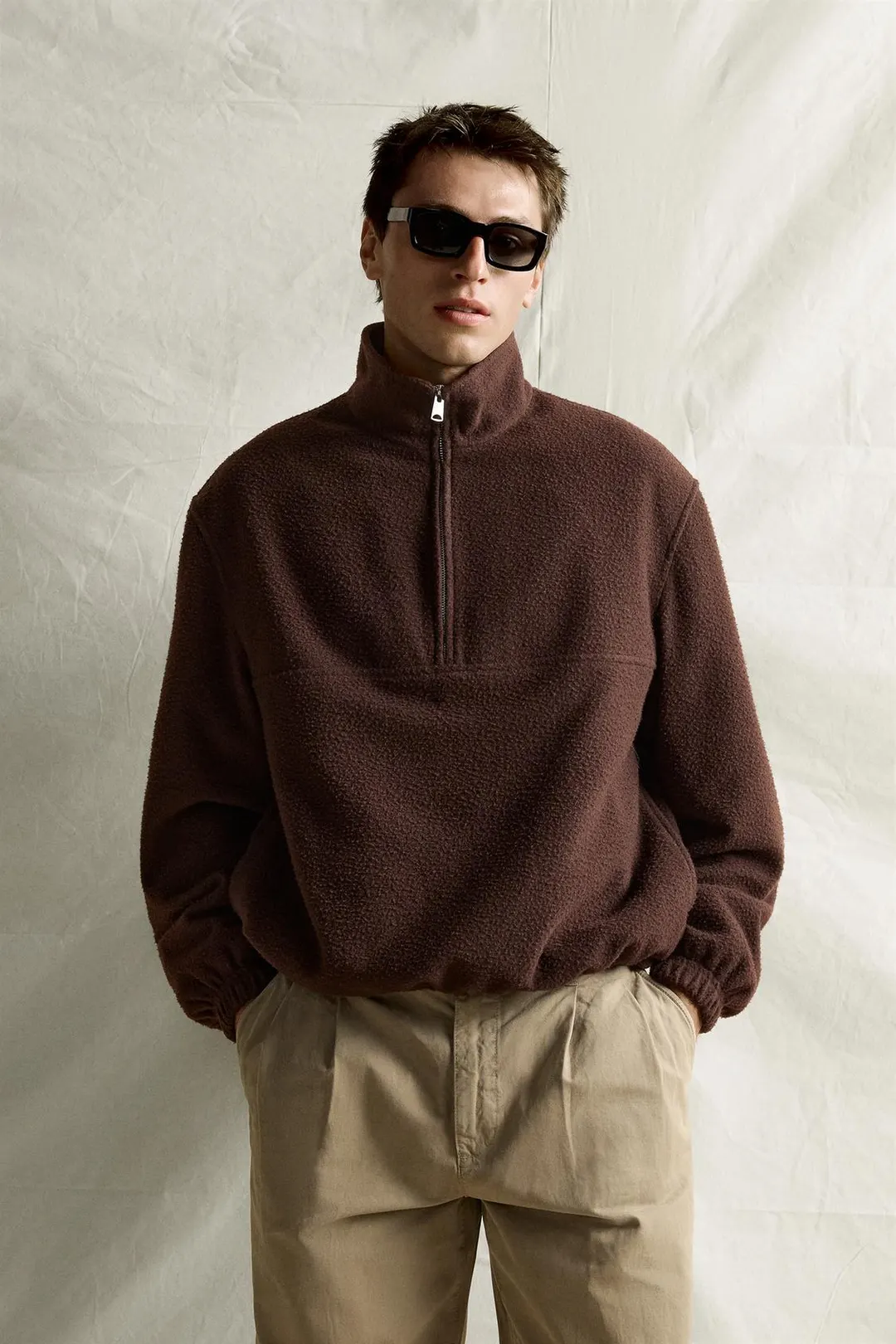Анорак из смесовой шерсти MANTECO®, Zara