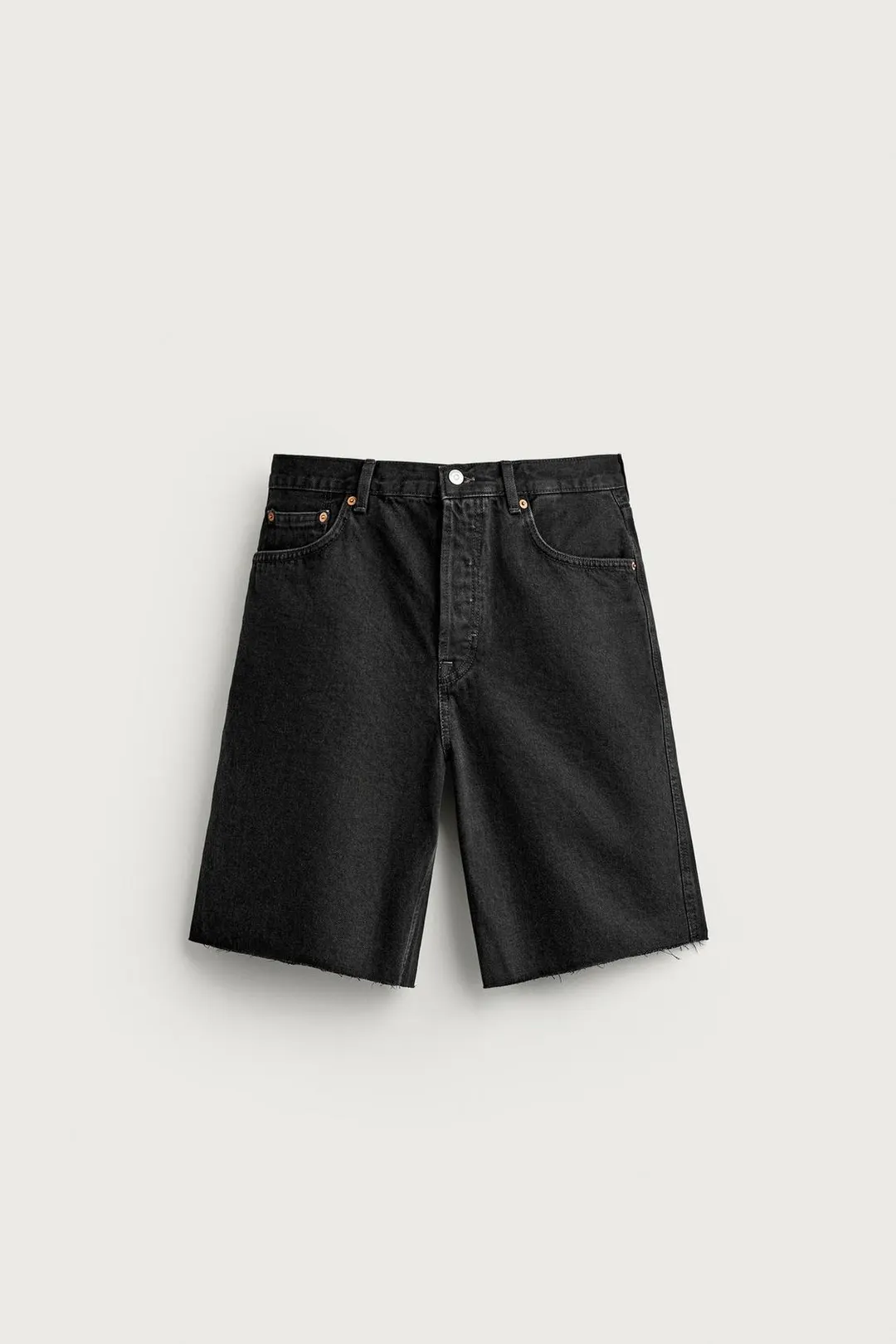 Джинсовые бермуды прямого кроя, Zara