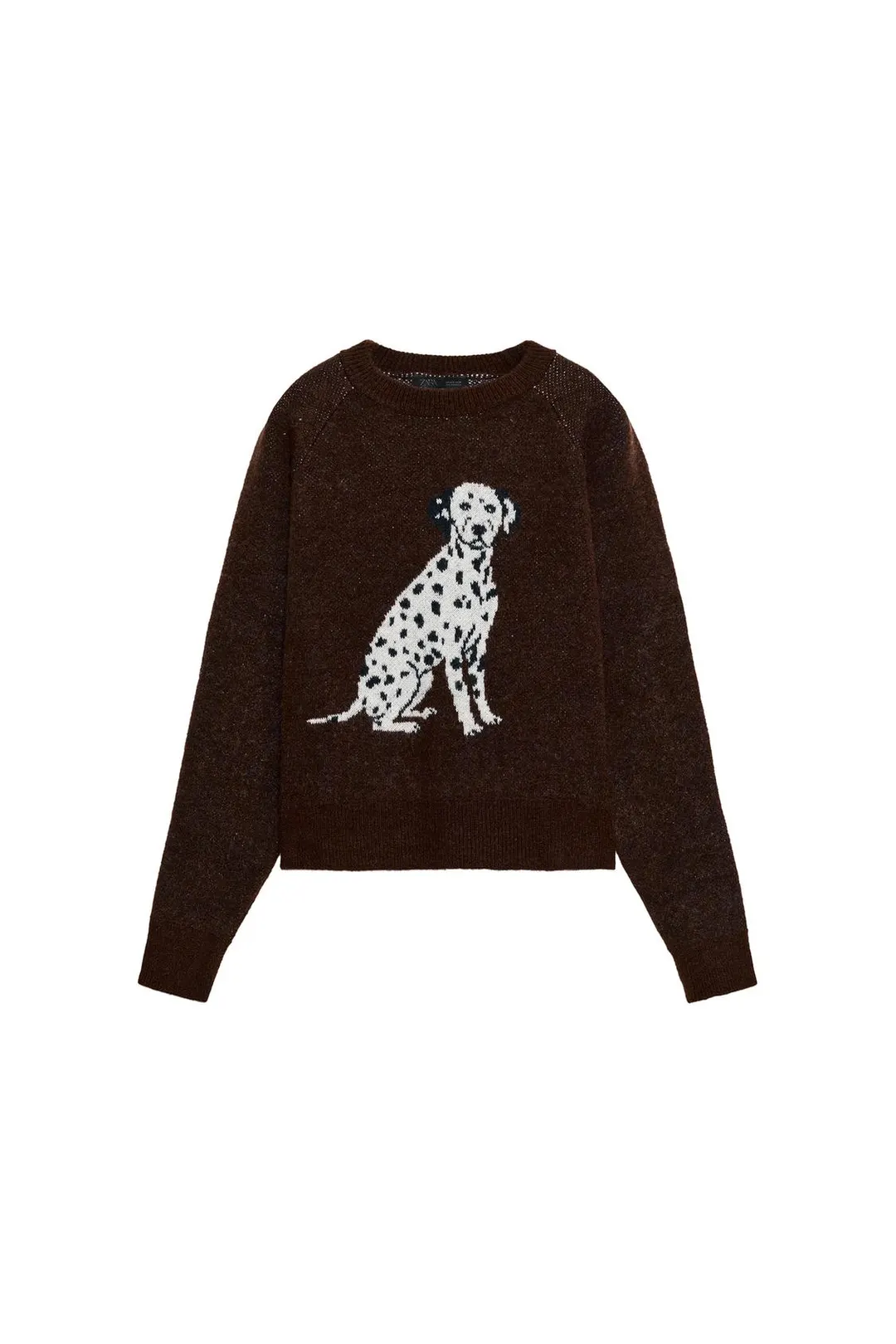 Джемпер с жаккардовым анималистичным узором, Zara