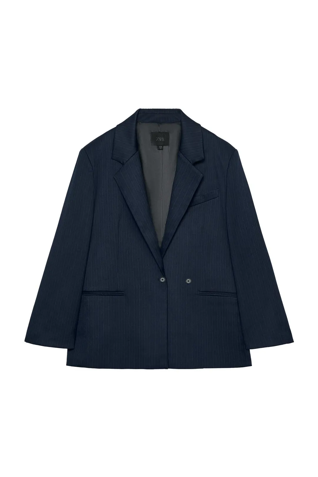 Блейзер оверсайз в полоску, Zara
