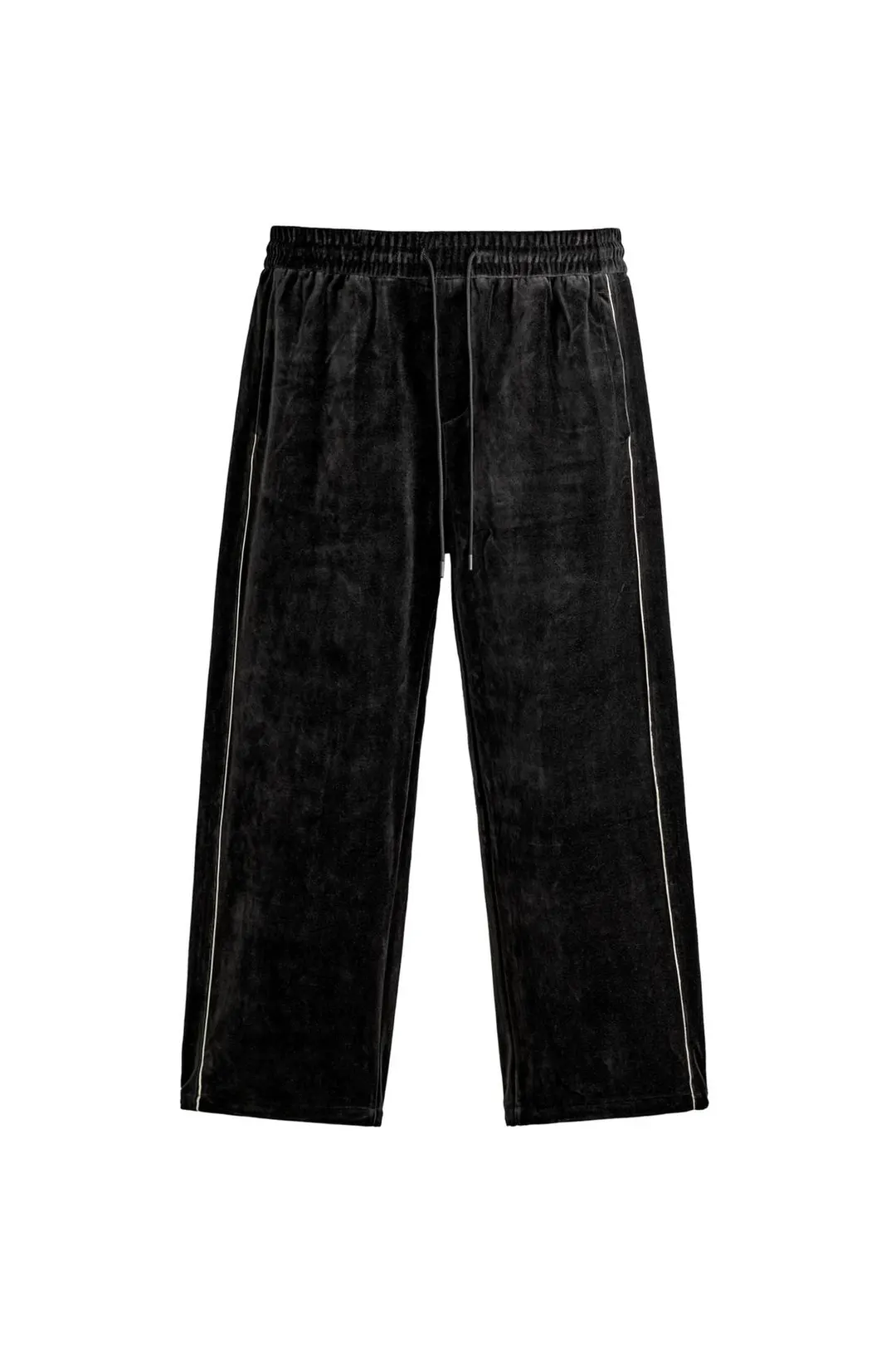 Брюки спортивные ретро из велюра, Zara