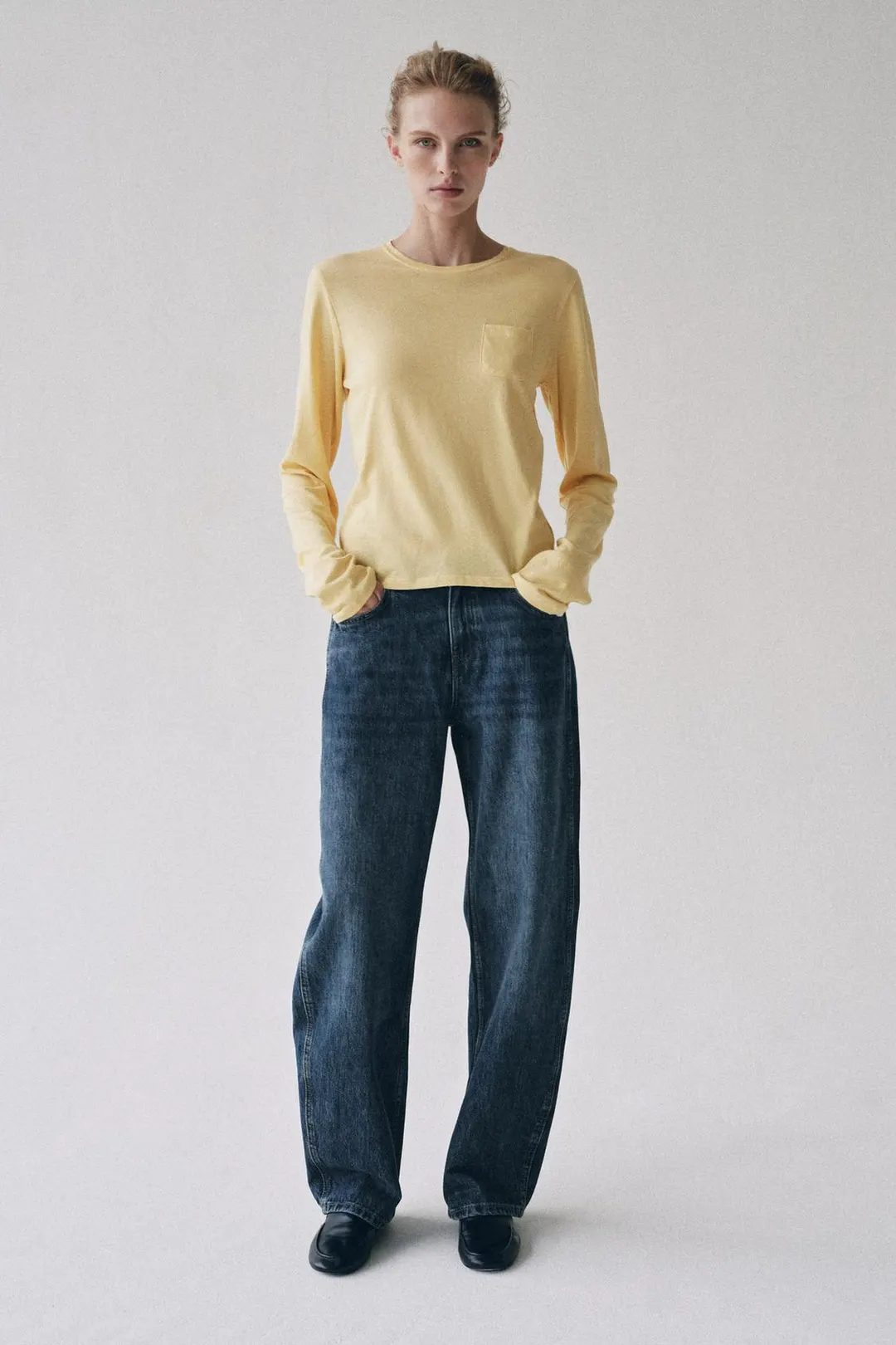 Футболка с карманом, Zara