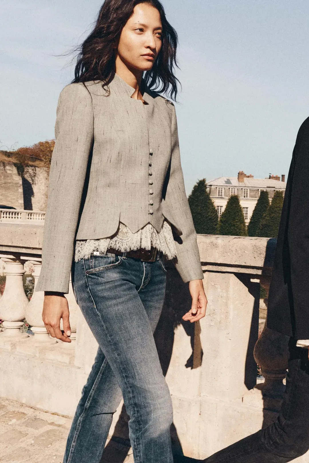 Блейзер из смесовой шерсти ZW Collection, Zara