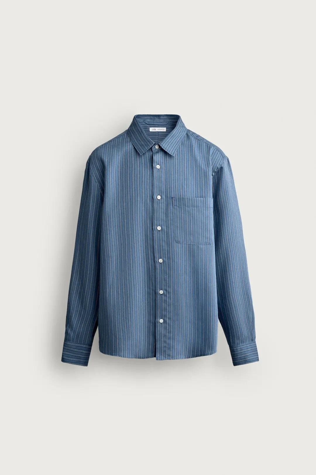 Струящаяся рубашка в полоску, Zara