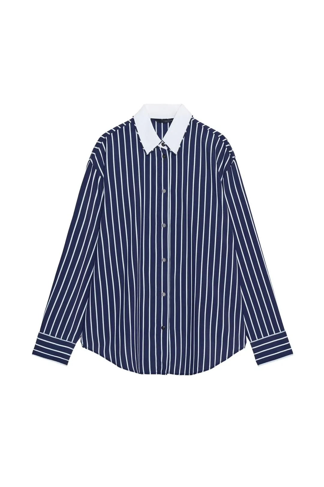 Рубашка из поплина в полоску, Zara