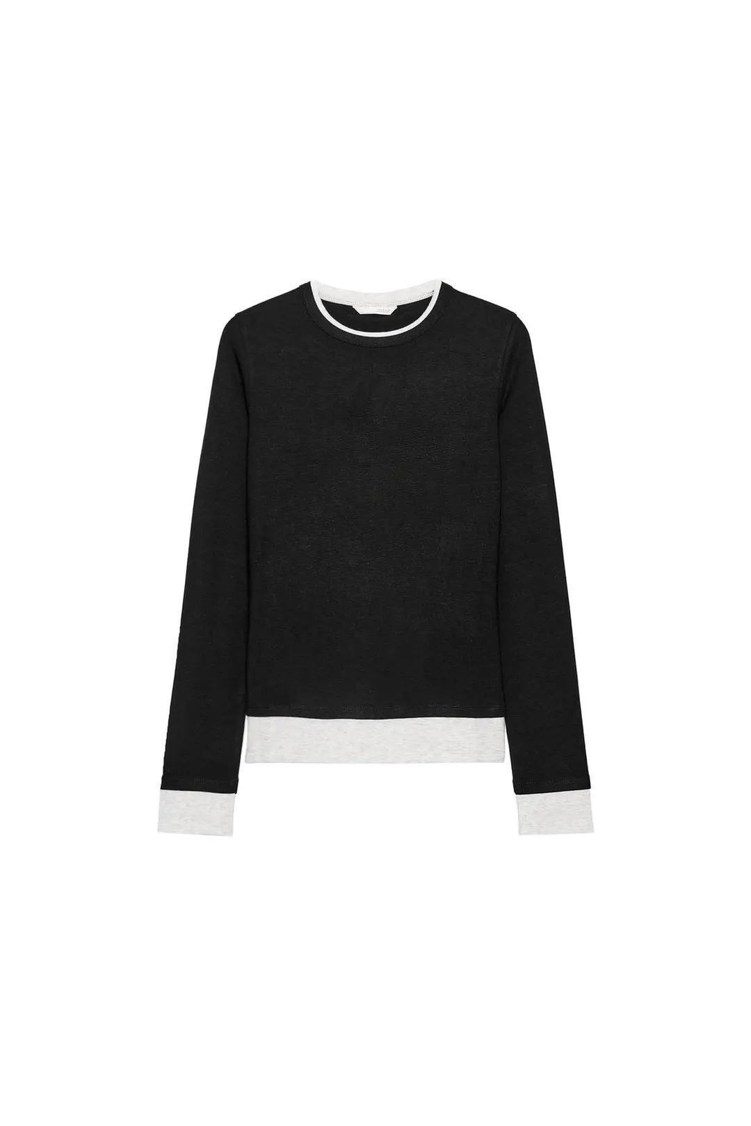 Футболка с двойными длинными рукавами, Zara