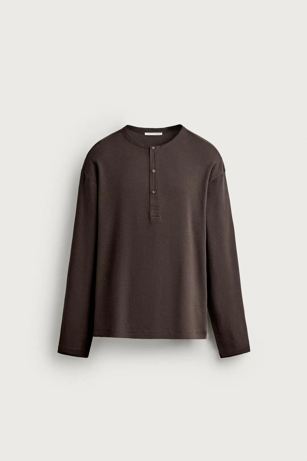 Футболка хенли свободного кроя, Zara